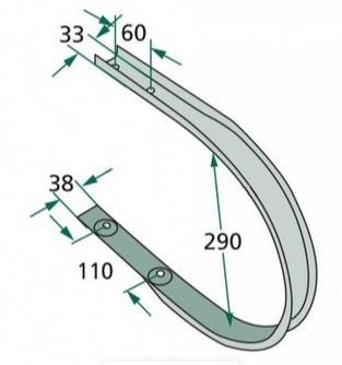 OSŁONA PODBIERACZA KRONE OPK267 KR 130 938267