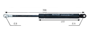 Amortyzator Gazowy Sipma 5270157002 L-300mm 6875270157002 SIPMA SIŁOWNIK GAZOWY