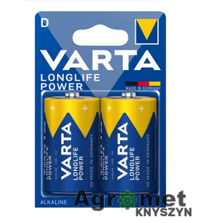 Bateria D Varta, 1,5 V, Lr20, 2 Szt.