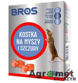 Kostka na myszy i szczury Bros 250g