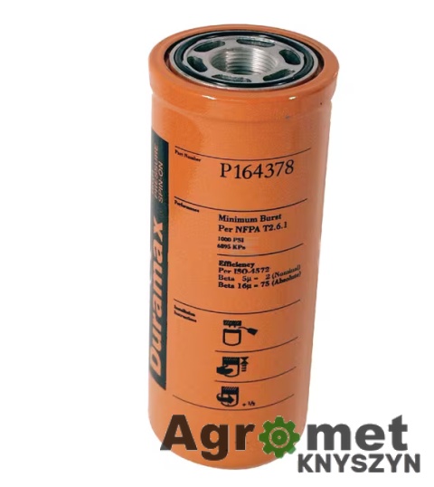 Filtr hydrauliki New Hollnad Case John Deere Donaldson P164378 HF6553 RE39527 RE205726 Filtr hydrauliki New Hollnad Case John Deere Donaldson P164378 HF6553 RE39527 RE205726