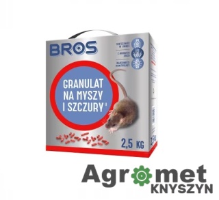 Granulat Na Myszy I Szczury Bros, 2,5 Kg