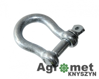 HA12 Szekla Omega ocynk, 12 mm OKRĄGŁA 0,5T 8484