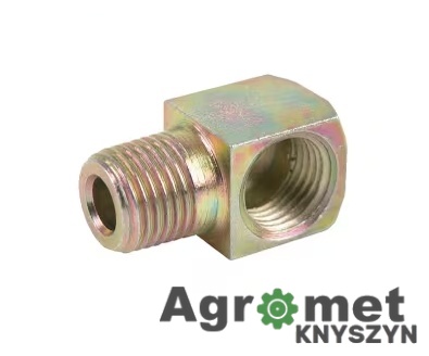 Kolanko z gwintem zewnętrznym/wewnętrznym 90° M10–M10 Kolanko z gwintem zewnętrznym/wewnętrznym 90° M10–M10