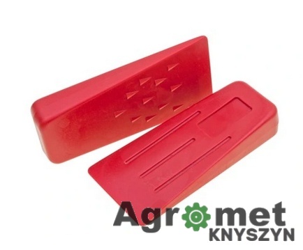 Klin do ścinki drzew niski czerwony 170x30 Klin do ścinki drzew niski czerwony 170x30