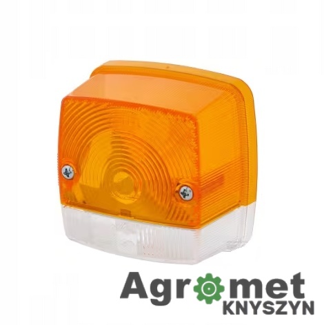 Klosz lampy Hella 9EL115003055 – kwadratowy, pomarańczowy/przezroczysty, lewy/prawy Klosz lampy Hella 9EL115003055 – kwadratowy, pomarańczowy/przezroczysty, lewy/prawy