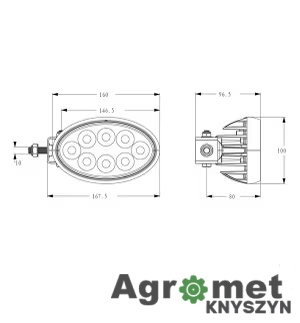 Lampa Robocza Led, 56w 5320lm