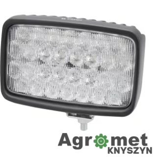 Lampa Robocza Led, Prostokątna 90w 6000lm 10/30v Z Wtyczką Deutsch, Światło Rozproszone 30 Led Kramp