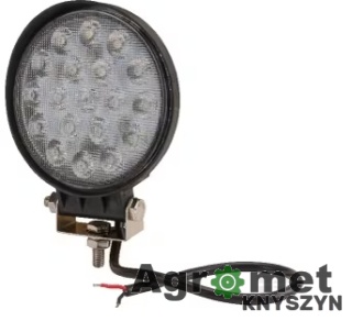 Lampa Robocza Okrągła Led, 42w 3360lm Światło Rozproszone