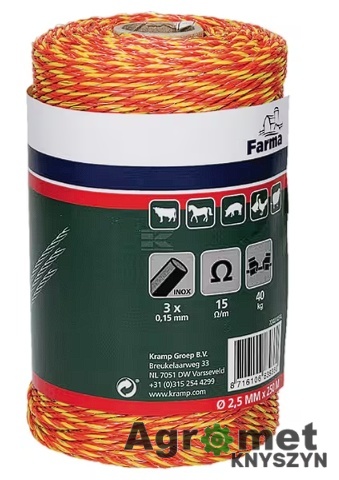 Plecionka 250m (3x0.16 Ss) BASIC Kerbl 110550 Plecionka 250m (3x0.16 Ss) BASIC Kerbl 110550