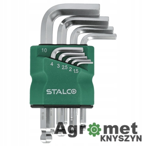 Klucze Imbusowe Zestaw 1,5x10 mm S-48313 Stalco