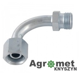 KOLANKO HYDRAULICZNE AB ŁUKOWE M14X1,5 - M14X1,5 KOLANKO HYDRAULICZNE AB ŁUKOWE M14X1,5 - M14X1,5