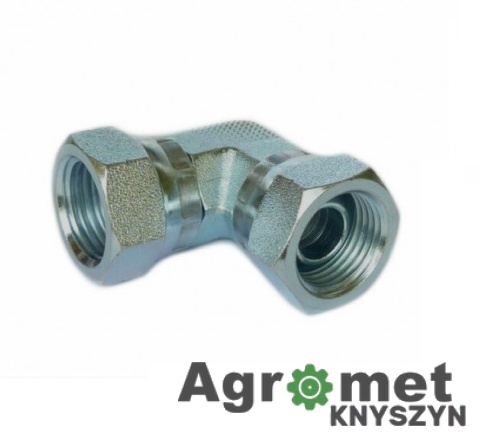 Kolanko hydrauliczne metryczne COMPACT AA 90 22/22 M22x1.5/M22x1.5 KAA22X22 Kolanko hydrauliczne metryczne COMPACT AA 90 22/22 M22x1.5/M22x1.5 KAA22X22