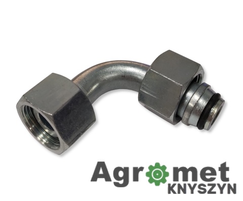 Kolanko hydrauliczne metryczne ŁUKOWE AA 90 18/18 M18x1.5/M18x1.5 KAA18X18 Kolanko hydrauliczne metryczne ŁUKOWE AA 90 18/18 M18x1.5/M18x1.5 KAA18X18