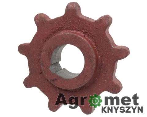 Koło łańcuchowe Z-9 przenośnika pochyłego Bizon 504005010 / 504005126 Koło łańcuchowe Z-9 przenośnika pochyłego Bizon 504005010 / 504005126