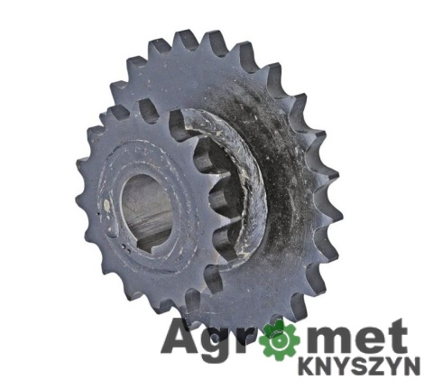 Koło łańcuchowe podwójne Z-25 / Z-16 do podajnika (31805276207000) Koło łańcuchowe podwójne Z-25 / Z-16 do podajnika (31805276207000)