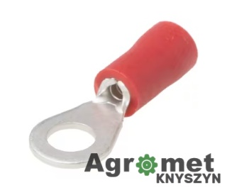 Końcówka Przewodu Oczkowa Czerwona 0.5-1.0 Mm2, M6