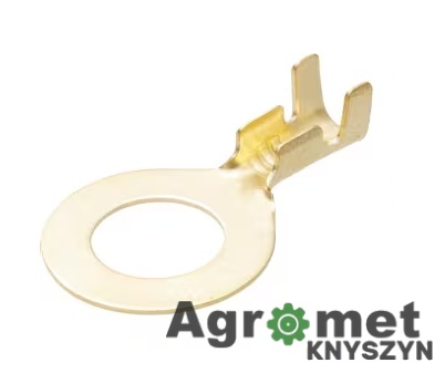 Końcówka przewodu oczkowa M8 2.5 mm² bursztynowa nieizolowana | 1440000114