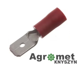 Końcówka Przewodu Płaska Czerwona 0.5-1.0mm2