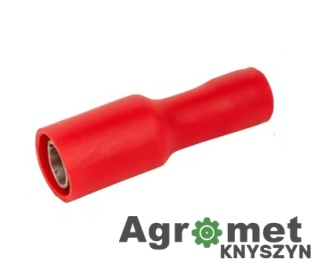 Końcówka Przewodu Tulejkowa Czerwona 0.5-1.5mm2, 4mm