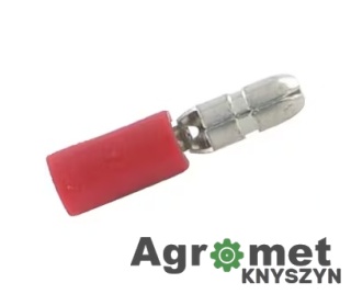 Końcówka Przewodu Tulejkowa Wtyczka Czerwona 0.5-1.5mm2, 4mm