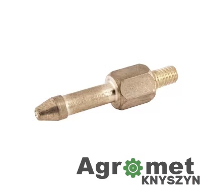 Końcówka smarownicy do pompy dojarki VP 170 – mosiężna