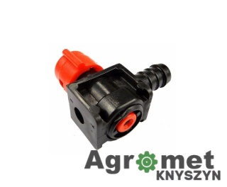 Korpus Rozpylacza Krańcowy 65004046080502 , 1 króciec na wąż, system RAU, mocowany obejmą