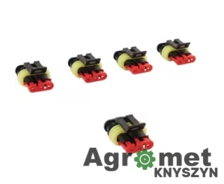 Kostka Amp Superseal, Gniazdo Żeńskie 3-Styk.