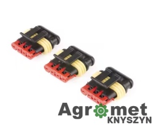 Kostka Amp Superseal, Gniazdo Żeńskie 4-Styk.