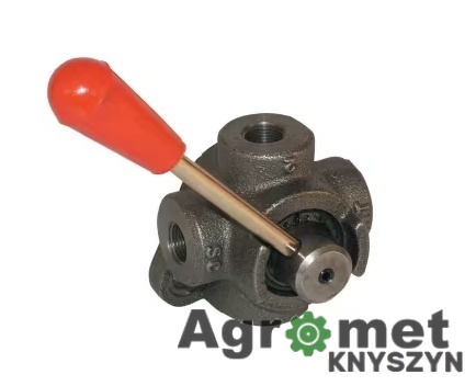 Rozdzielacz obrotowy 4-drogowy, typ A, 3/8" BSP | Oleodinamica Marchesini