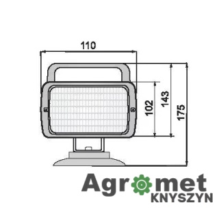 Lampa Compact 3000 Aj.Ba, 1h3, Z Magnesem