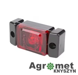 Lampa Obrysowa Led, 280 Tylna Czerwona 12/24v