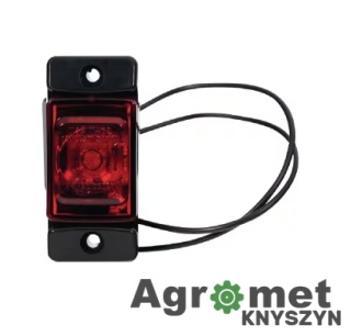Lampa Obrysowa Led, 280 Tylna Czerwona 12/24v