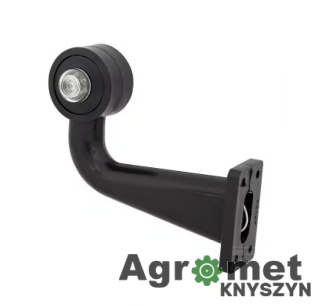 Lampa Obrysowa Przednio-Tylna Led, 138p Z Ramieniem Gumowym 90° Prawa 12/24v