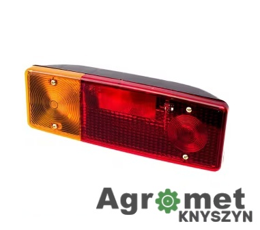 Lampa Tylna Halogenowa Waś (WE549P) – Prawa, 12/24V – Uniwersalne 4-Funkcyjne Oświetlenie