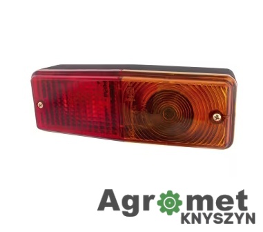 Lampa Tylna Zespolona Waś (W-072u) – 200mm, 12/24V – Kompaktowa i Niezawodna