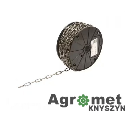 Łańcuch Gospodarczy 3 mm – Ocynk Ogniowy DIN 5658C (Na Metry)
