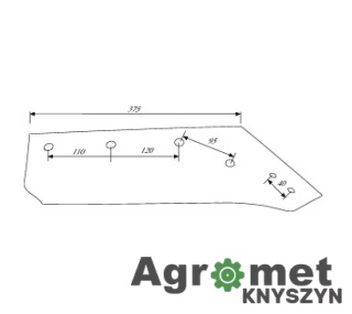 Lemiesz 14", Prawy 073002