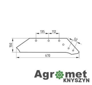 Lemiesz 16", Prawy 622136