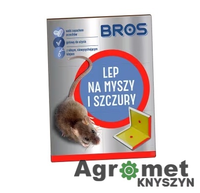 Lep na Myszy i Szczury o Zapachu Orzechów – Bros (Gotowy do Użycia)