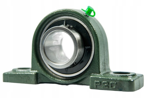 Zespół łożyskowy stojący UCP 202 (fi 15 mm) – żeliwny, 2 otwory