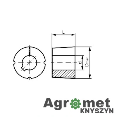 Tuleja Taperlock 2517 – Otwór 40 mm Marki Optibelt (251740TLKR)