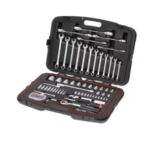 Zestaw Kluczy 1/4" + 1/2" 96-Cz.