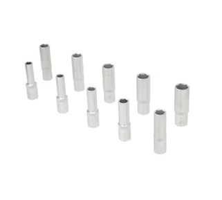 Zestaw kluczy nasadowych przedłużanych 1/2" 10 el. – KRAMP (1804924010KR)