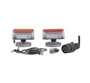 Zestaw bezprzewodowych lamp tylnych LED Kramp LA60025 (Magnes, 12V)