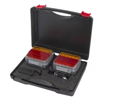 Zestaw bezprzewodowych lamp tylnych LED Kramp LA60025 (Magnes, 12V)