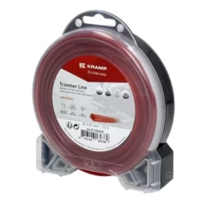 Żyłka Tnąca O 2.65mm 15m Kwadratowa Czerwona Kramp