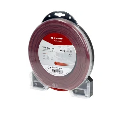 Żyłka tnąca Ø 3,0 mm 44 m kwadratowa czerwona – Kramp Pro Performance (NL3044SKR)