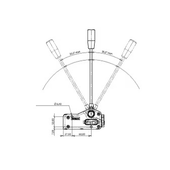 Dźwignia Pojed. Z Blok.Wstecz.