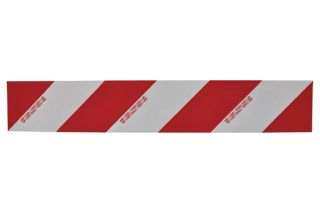 Naklejka Do Tablicy Ostrzegawczej, Biało-Czerwona, 846 X 141 Mm